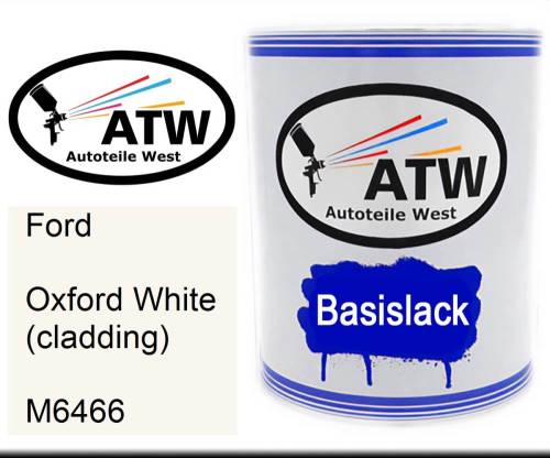 Ford, Oxford White (cladding), M6466: 1L Lackdose, von ATW Autoteile West.